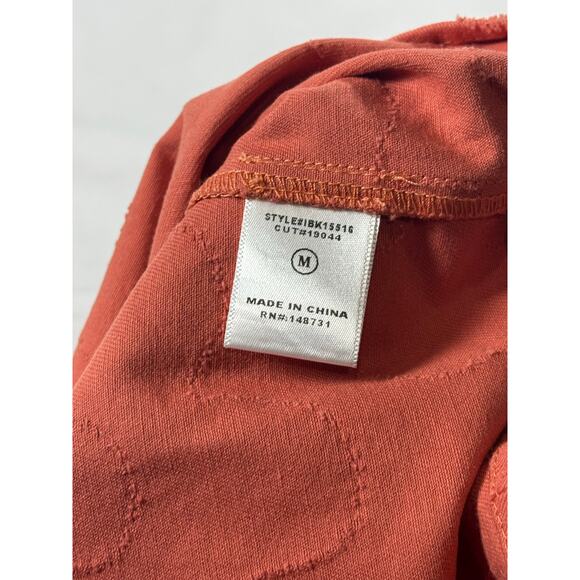 Atlar'd State orange cotton mini skirt NWT size M - Picture 5 of 7